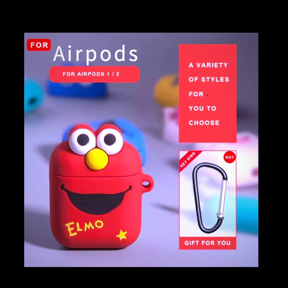 AirPod case! Elmo style